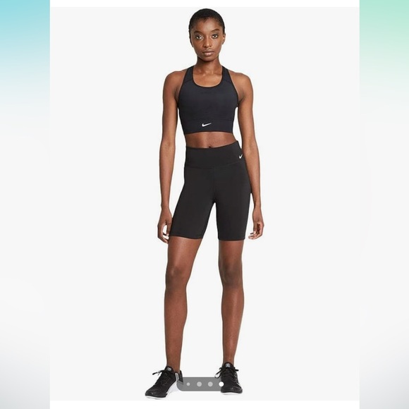 NIKE INDY VNECK BRA and Nike Womens Swoosh Long LINE Bra - Picture 9 of 10